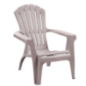 Fauteuil plastique dolomiti taupe