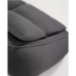 Canapé safira 3 places gris foncé 220x100x75cm