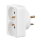 Adaptateur 2 fiches 2p+t 16a sur prise 20a