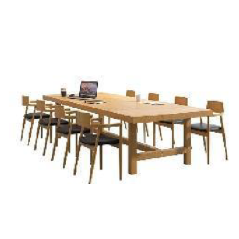 Table + 10chaises 320x120x75cm