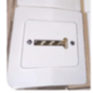 Prise téléphone 8 contacts en T Neptune blanc