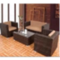 Table + 2 petits sofa + 1 grand sofa