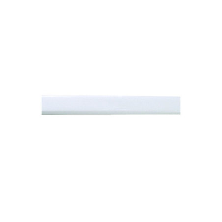 Tube de penderie ovale laqué blanc 2m