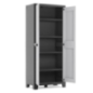 Armoire haute plastique 4 étagères 182x80x44cm