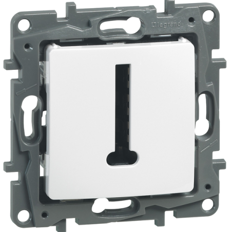 Prise téléphone 8 contacts en T Niloe blanc