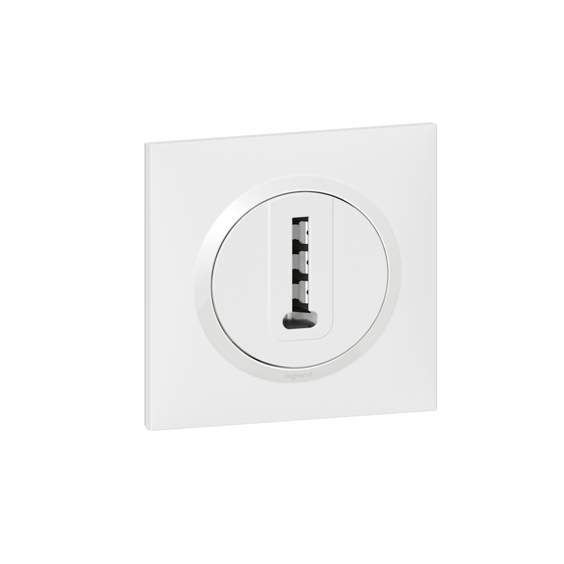 Prise téléphone en T Dooxie complet blanc