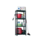 Etagère plastique 4 tablettes 30x60x143cm Kronos+
