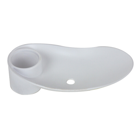 Porte savon oval blanc