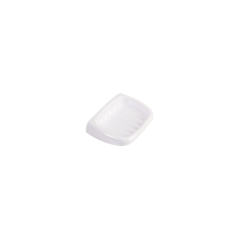 Porte savon mural oval plastique blanc