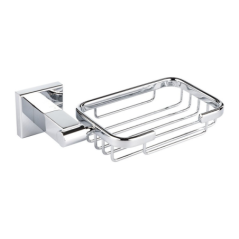 Porte savon mural rectangulaire chrome