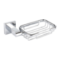 Porte savon mural rectangulaire chrome