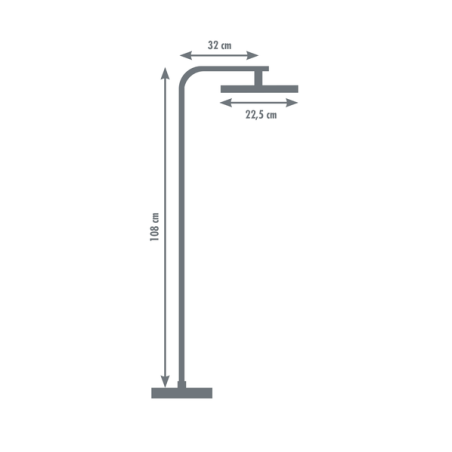 Colonne de douche full inox