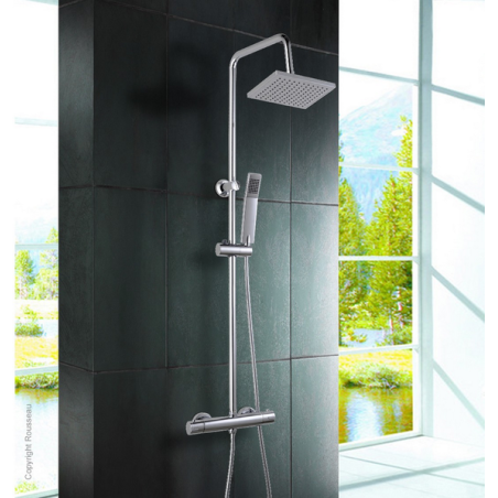 Colonne de douche nessy cuadrado avec robinetterie