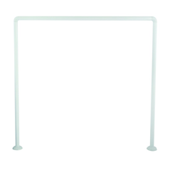Tringle de douche angle modulable 80x80x80cm blanc