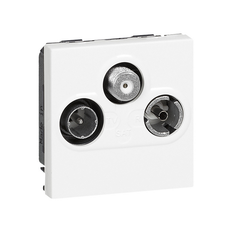Prise TV-r-SAT/FM/dab+ Mosaic 2 modules