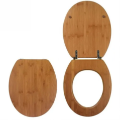 Abattant WC bois bambou finition brute