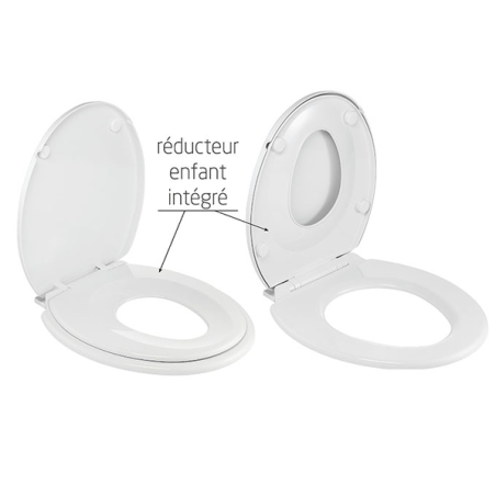 Abattant WC plastique casual line family
