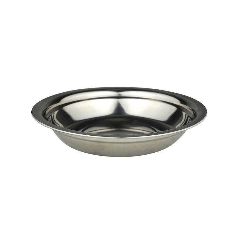 Assiette creuse en inox D.22cm