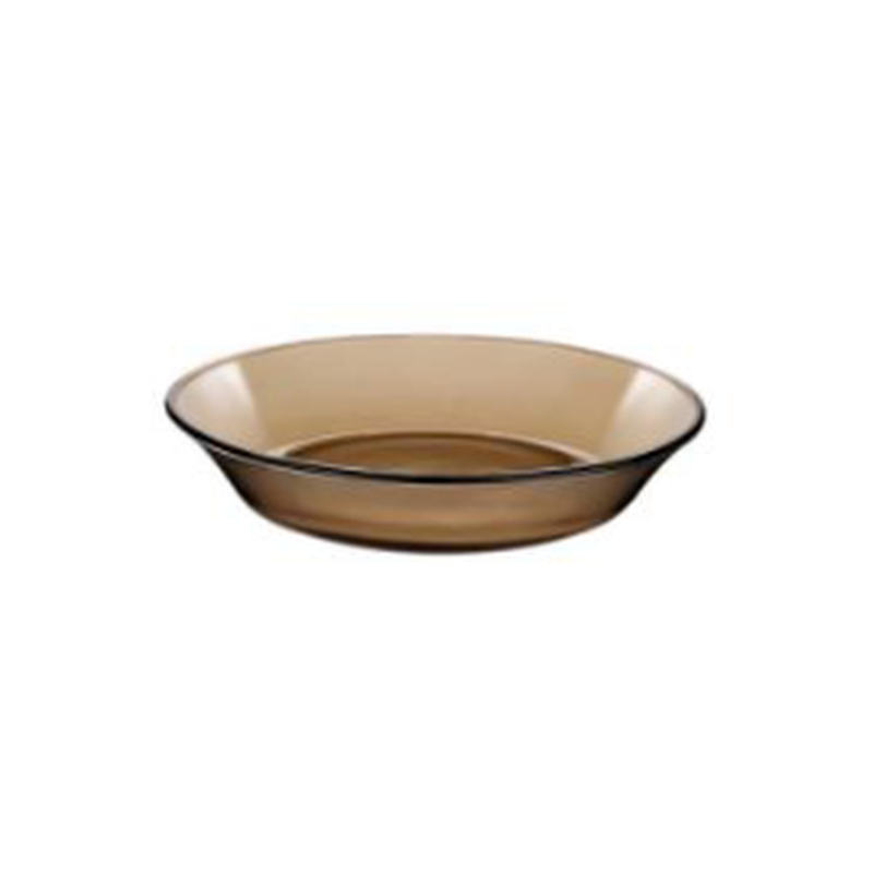 Assiette creuse en verre 600ml 19.3x3.5