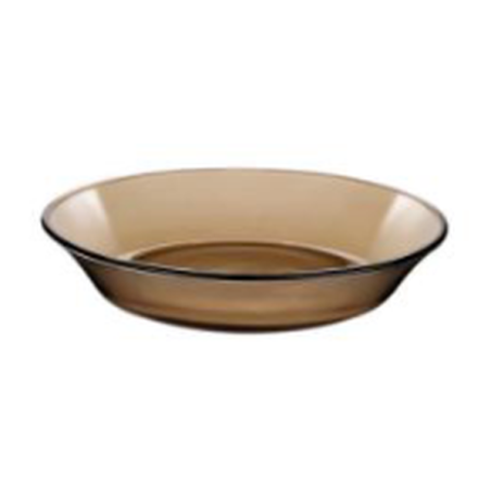 Assiette creuse en verre 600ml 19.3x3.5