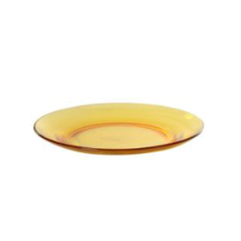 Assiette plate en verre 23.5x2cm