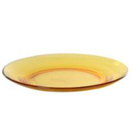 Assiette plate en verre 23.5x2cm