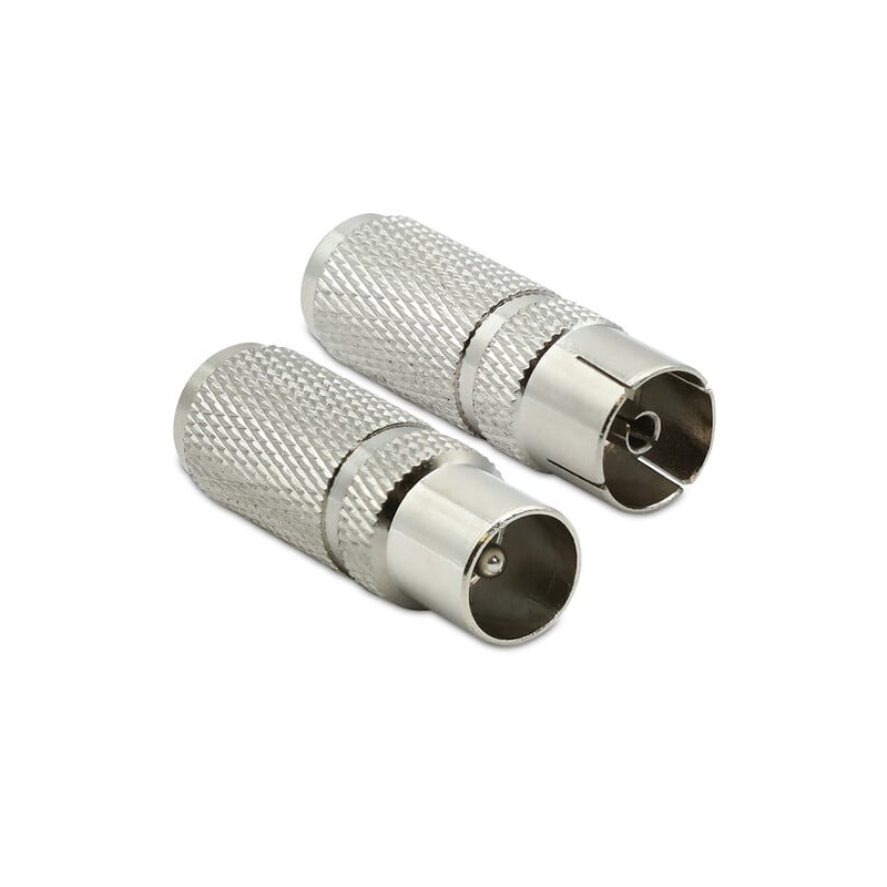 Fiche TV à visser 9.52mm male+femelle x2