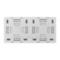 Interrupteur va-et-vient + prise 2p+t blok duo
