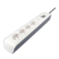Bloc multiprises parafoudre 4p 2p+t + interrupteur 2m