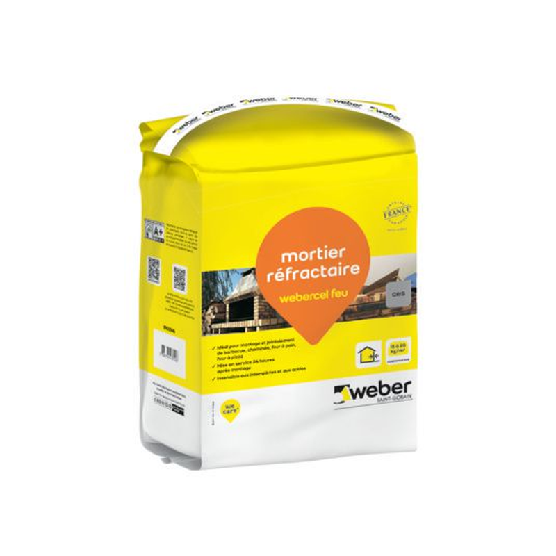 Mortier réfractaire 5kg