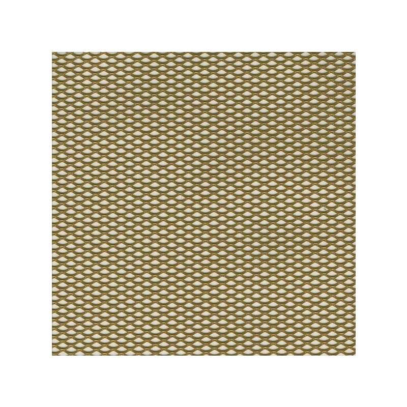 Métal déployé alu anodisé laiton 60x100cm