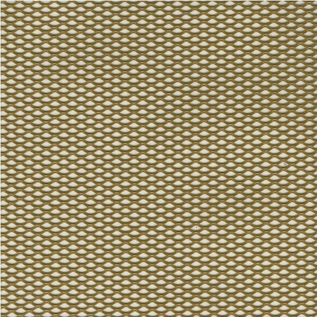 Métal déployé alu anodisé laiton 60x100cm