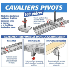 Bride de fourrure cavalier pivot
