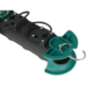 Bloc multiprises 3 prises 3m IP44 pro noir/vert