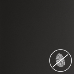 Plan de travail stratifié noir 305x65cm 38mm