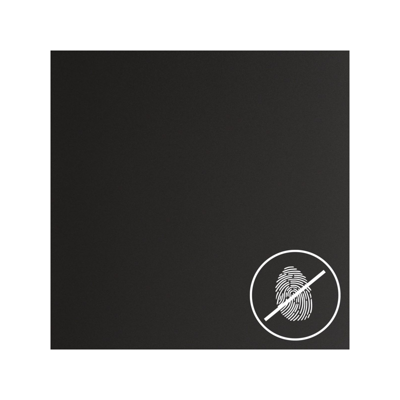 Plan de travail stratifié noir 305x65cm 38mm