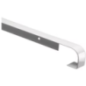 Profil pour plan de travail 38mm L.67cm jonction droite alu