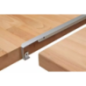 Profil pour plan de travail 38mm L.67cm jonction angle alu