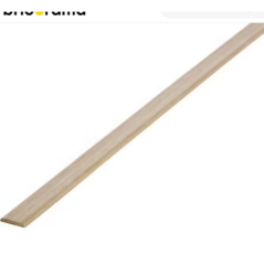 Champlat revêtu 2 arrondis 5x30mm 2.4m chêne clair