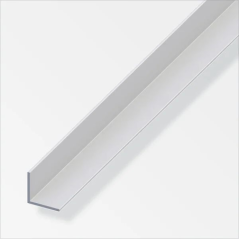 Cornière inégale aluminium anodisé argent 30x30mm 1m