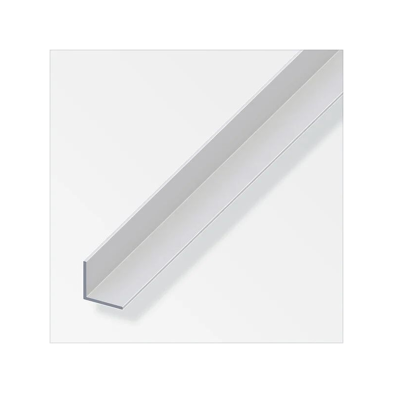 Cornière inégale aluminium anodisé argent 30x30mm 1m