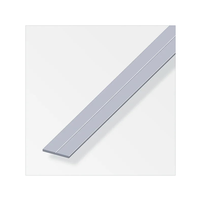 Plat alu brut 19.5mm 1m