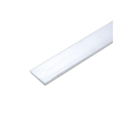 Plat pvc 15.5mm blanc 1m