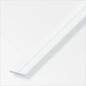 Plat pvc 35.5mm blanc 1m