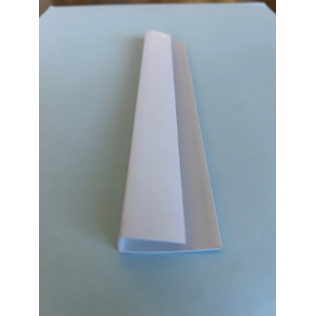 Profilé finition u pvc blanc 5.8m