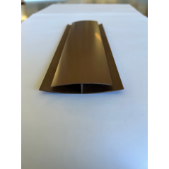 Profilé jonction droit pvc bois foncé 5.8m