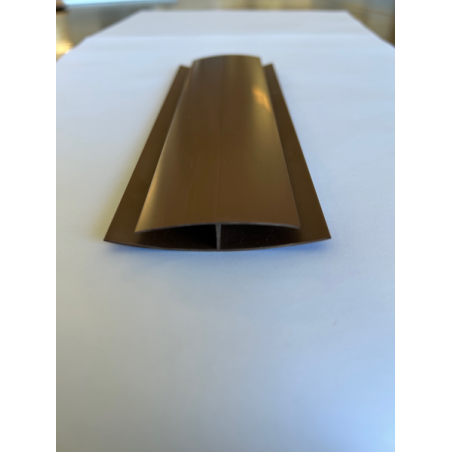 Profilé jonction droit pvc bois foncé 5.8m