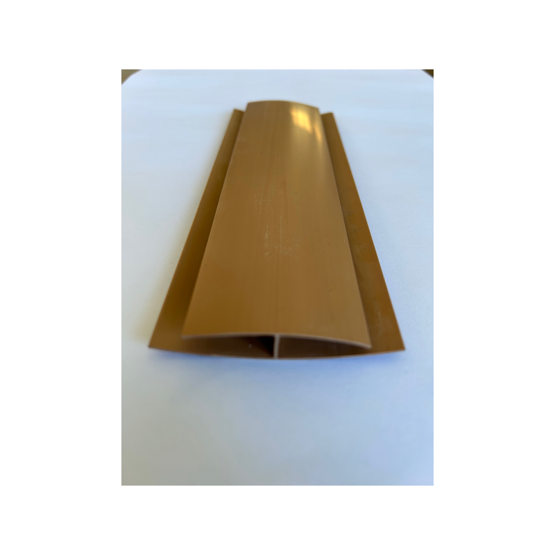 Profilé jonction droit pvc bois clair 6m