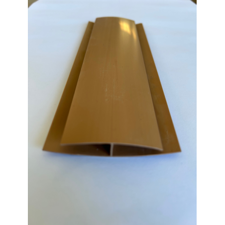 Profilé jonction droit pvc bois clair 6m
