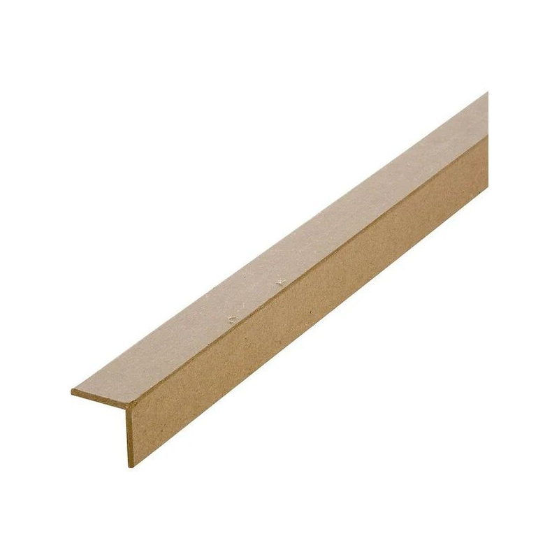 Baguette d'angle 22x22mm 2.4m mdf brut